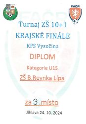 Zaci_8_a_9_r_Fotbal_U15_diplom_kraj_10_2024